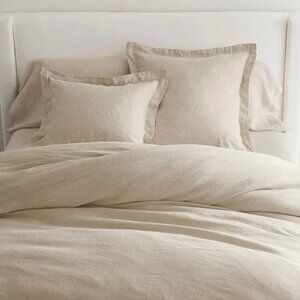 POTTERY BARN Linen "Flax" Duvet Cover/King